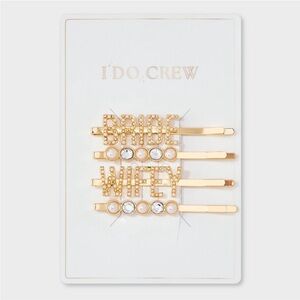 Gold and Silver Bridal Hair Pins